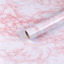 Papel de parede PracticalWS Pink Marble Peel and Stick 40x300 cm