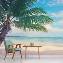 Papel de Parede Praia Paisagem Coqueiro Mar Sala Painel - 120pcp Papel de Parede Praia Paisagem Coqueiro Mar Sala Painel - 120pcp