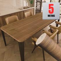 Papel de Parede PREMIUM 1 ROLO = 5 METROS Madeira Tabaco Claro 5m x 45cm Adesivo Móveis e Parede