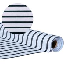 Papel de Parede Preto e Branco Listrado