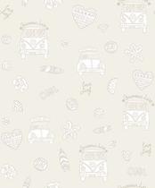 Papel de Parede Pure Kids & Teens Hippie KT68431 Papel de Parede Pure Kids & Teens Hippie KT68431