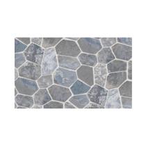 Papel De Parede Pvc 5M X 45Cm - Pedras Cinza