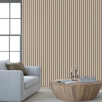 Papel De Parede Ripa Jacaranda Bege Natural Lavavel Ripado