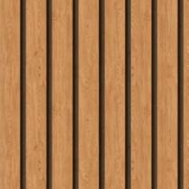 Papel de Parede Ripado Largo de Madeira Autocolante 6m