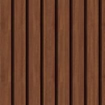 Papel de Parede Ripado Largo Madeira Estilo Cerejeira 15m