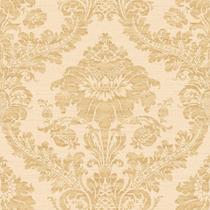 Papel De Parede Romanza Vinílico 9213 Medalhão Creme Boradecor