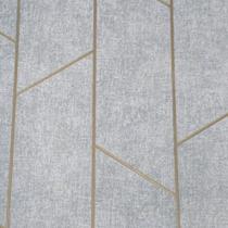 Papel de Parede Santorini Geométrico Cinza SN64 Papel de Parede Santorini Geométrico Cinza SN64