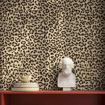 Papel de parede Simon & Siff Leopard Peel & Stick 44x508 cm Impermeável