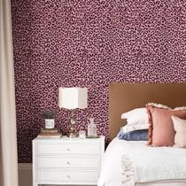 Papel de parede Simon & Siff Leopard Print 44x1016 cm Impermeável