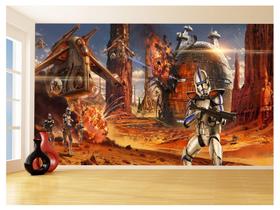 Papel De Parede Star Wars Stormtroopers Guerra 3,5M Stw11