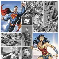 Papel de Parede Super Heróis DC Super Homem Batman Quadrinhos Colorido Preto Branco PPDIN191 3MX50M Papel de Parede Super Heróis DC Super Homem Batman Quadrinhos Colorido Preto Branco PPDIN191 3MX50M