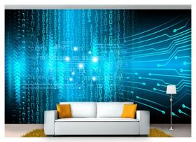 Papel De Parede Tecnologia Finanças Computação Tec10 3M² Papel De Parede Tecnologia Finanças Computação Tec10 3M²
