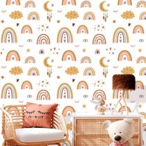 Papel de Parede Teen Arco Íris Boho 300 Papel de Parede Teen Arco Íris Boho 300