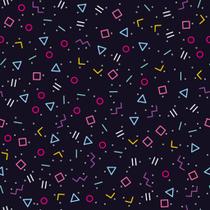 Papel de Parede Temático Baby Linhas Formas Geométricas 2,5m