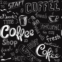 Papel De Parede Temático Cantinho Do Café - 3,30x0,50m