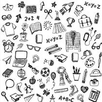 Papel De Parede Temático Desenhos Sobre Estudar - 3,30x0,50m Papel De Parede Temático Desenhos Sobre Estudar - 3,30x0,50m