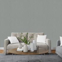 Papel de Parede Textura Yuki Tons de Cinza e Branco - Rolo com 10 Metros Revestimento