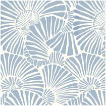 Papel de parede Theper Boho Azul Branco 44x500 cm Autoadesivo
