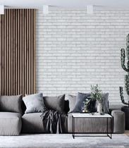 Papel de Parede Tijolinho 3D Adesivo Envelopamento Lavável Decoração Elegante Rustica Rolo de Até 10 METROS Papel de Parede Tijolinho 3D Adesivo Envelopamento Lavável Decoração Elegante Rustica Rolo de Até 10 METROS