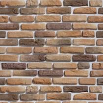 Papel De Parede Tijolinho Clássico Vários Tons - 2,50x0,50m Papel De Parede Tijolinho Clássico Vários Tons - 2,50x0,50m