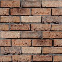 Papel De Parede Tijolinho Em Tons Variados - 2,50x0,50m