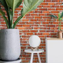 Papel De Parede Tijolinho Marrom E Vermelho Quarto E Sala 3m Papel De Parede Tijolinho Marrom E Vermelho Quarto E Sala 3m