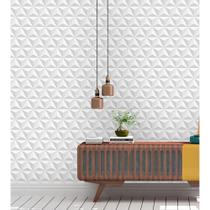 Papel De Parede Tijolo Gesso 3d Para Sala E Quarto