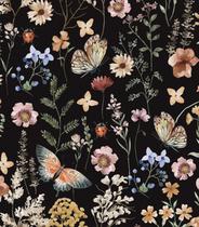 Papel de parede Timeet Vintage Floral Peel and Stick 41x300cm