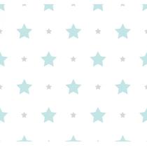 Papel de Parede Treboli Estrelas Tiffanys 5844 - Rolo: 10m x 0,53m Papel de Parede Treboli Estrelas Tiffanys 5844 - Rolo: 10m x 0,53m