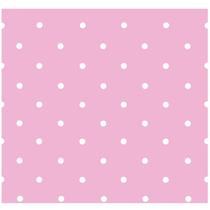 Papel de Parede Treboli Poá Rosa 5651 - Rolo: 10m x 0,53m Papel de Parede Treboli Poá Rosa 5651 - Rolo: 10m x 0,53m