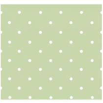 Papel de Parede Treboli Poá Verde 5655 - Rolo: 10m x 0,53m