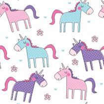 Papel de Parede Unicornio Poá Adesivo 2,70x0,57m