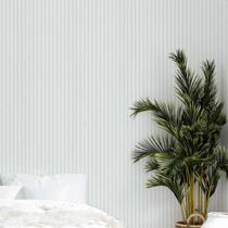 Papel de Parede Up To Date Listrado Branco 34828