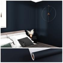 Papel de parede VEELIKE azul-marinho 40 x 300 cm autoadesivo, à prova dágua Papel de parede VEELIKE azul-marinho 40 x 300 cm autoadesivo, à prova dágua