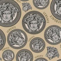 Papel de Parede Versace V Moderno Bege 386114