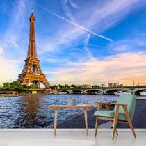 Papel de Parede Viagem Paris Torre Eiffel Sala Painel - 353pcp - Allodi