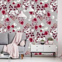 Papel de Parede Vinil Autocolante Floral Daphne 270