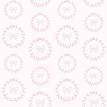 Papel de Parede Vinil Autocolante Infantil Lacinhos 2,70m