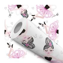 Papel de Parede Vinílico Bailarina Teen Menina Sala Quarto 5m