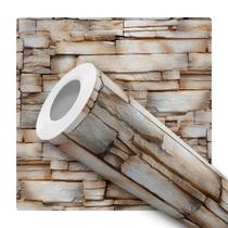 Papel de Parede Vinílico Canjiquinha Pedra Natural 5m