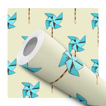 Papel de Parede Vinílico Cata Vento Azul Quarto Criança 5m Papel de Parede Vinílico Cata Vento Azul Quarto Criança 5m