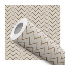 Papel De Parede Vinílico Chevron Bege Minimalista Quarto Sala 12m