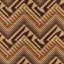 Papel De Parede Vinílico Chevron Marrom Tribal Sala 1.5m