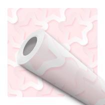 Papel de Parede Vinílico Estrelas Rosa Degradê Quarto Teen 2m Papel de Parede Vinílico Estrelas Rosa Degradê Quarto Teen 2m