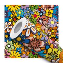 Papel De Parede Vinílico Floral Brito Sala Quarto 2m