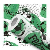 Papel de Parede Vinílico Futebol Bola Esporte Quarto Menino 2m Papel de Parede Vinílico Futebol Bola Esporte Quarto Menino 2m