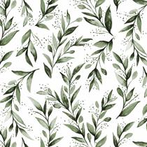 Papel de Parede Vinílico Livebor Folha de Oliveira 45x300 cm Verde Papel de Parede Vinílico Livebor Folha de Oliveira 45x300 cm Verde