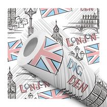 Papel de Parede Vinílico Londres London Big Bem Quarto 2m