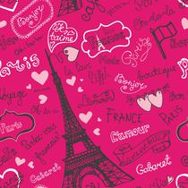 Papel De Parede Vinílico Menina Paris Rosa Pink Teen Quarto 3m