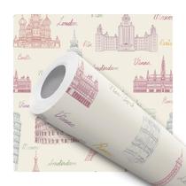 Papel De Parede Vinílico Monumentos Europa Quarto